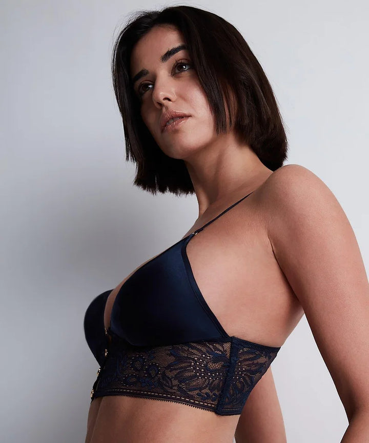 Aubade - Midnight Whisper Bralette Evening Blue