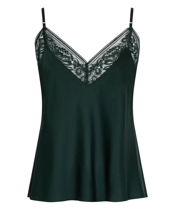 Aubade - Midnight Whisper Tank Top Mysterious Green