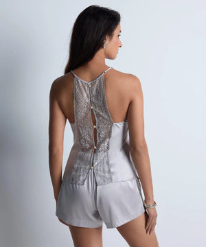 Aubade - Midnight Whisper Tank Top Cosmos Silver