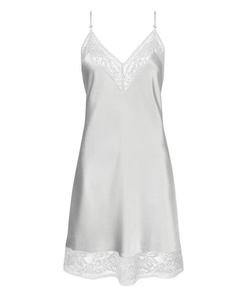 Aubade - Midnight Whisper Long Nightdress Cosmos Silver
