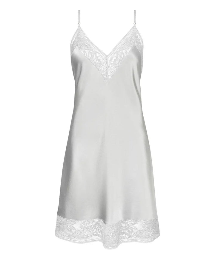 Aubade - Midnight Whisper Long Nightdress Cosmos Silver