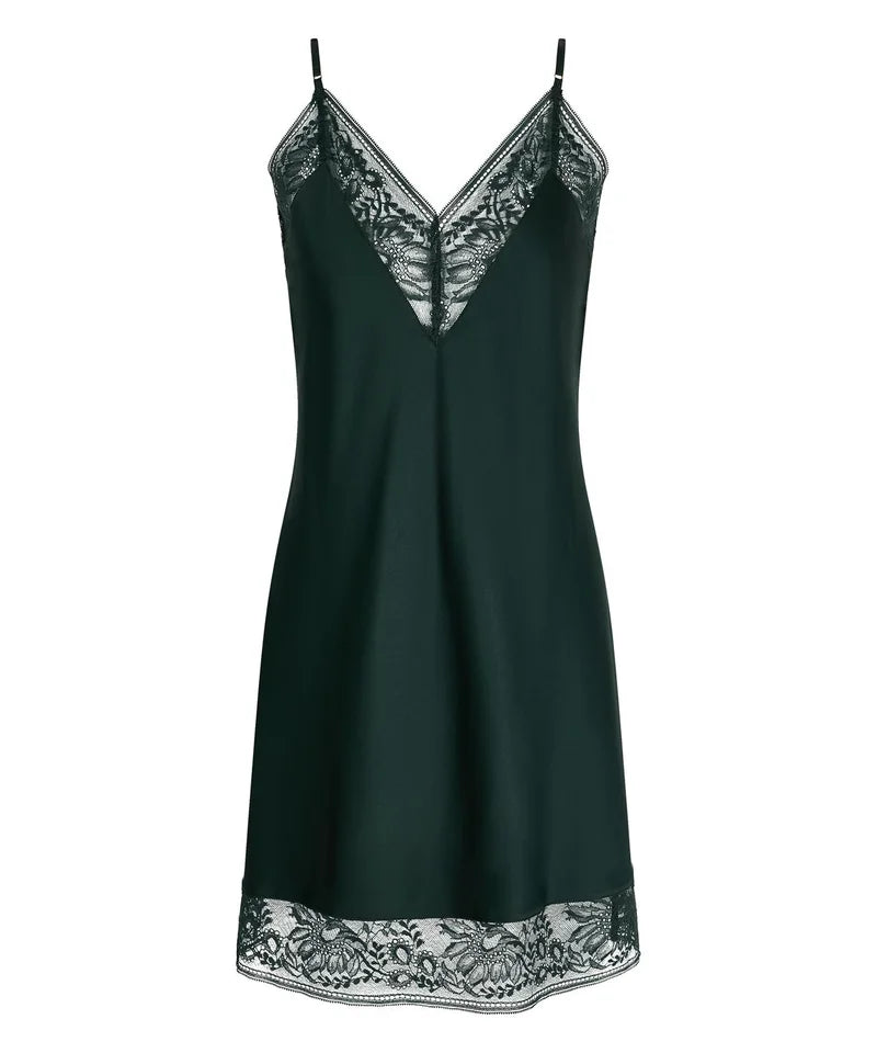 Aubade - Midnight Whisper Long Nightdress Mysterious Green