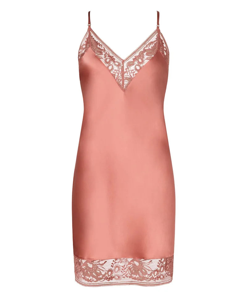 Aubade - Midnight Whisper Long Nightdress Warm Pink