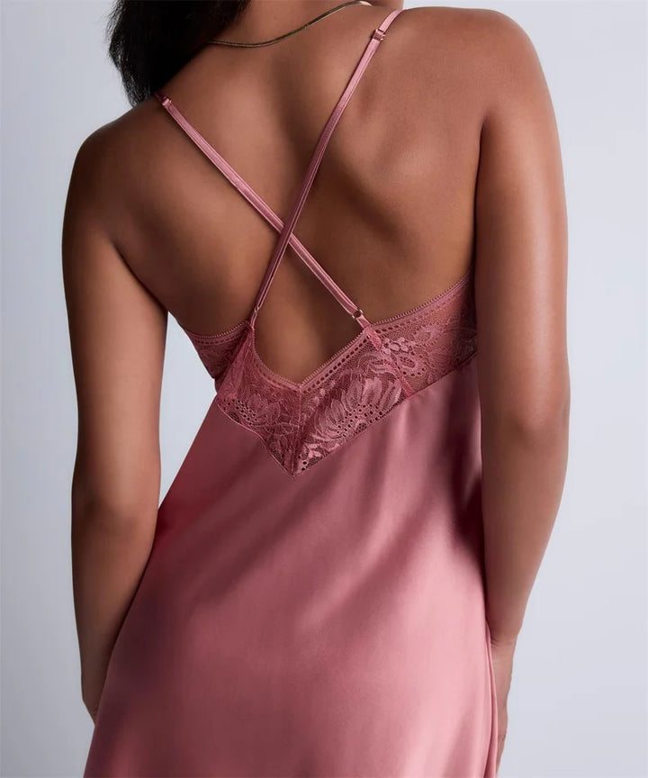 Aubade - Midnight Whisper Long Nightdress Warm Pink