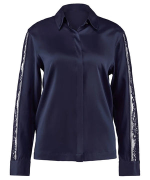 Aubade - Midnight Whisper Blouse Evening Blue