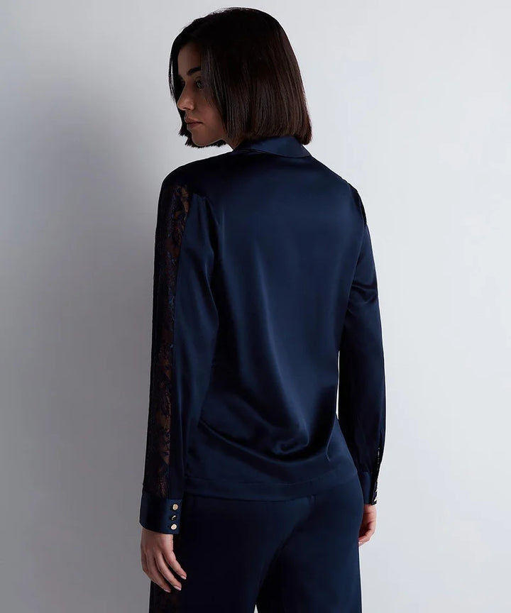 Aubade - Midnight Whisper Blouse Evening Blue