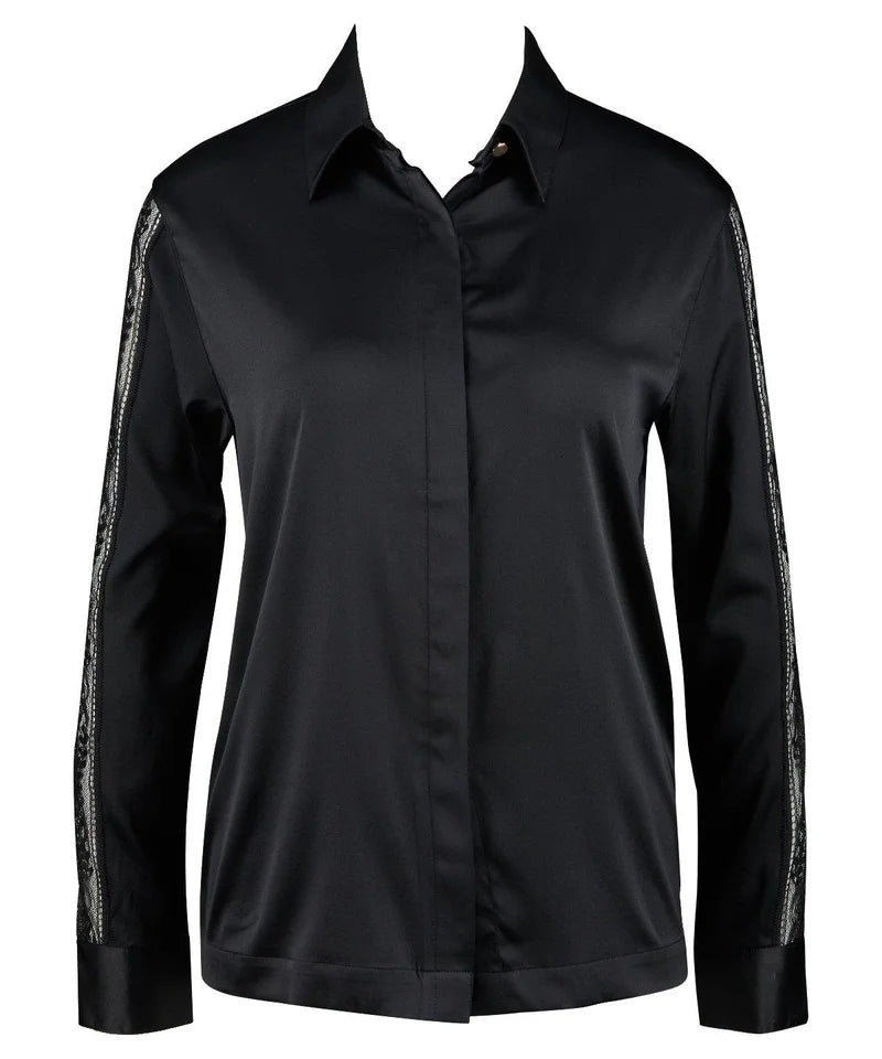 Aubade - Midnight Whisper Blouse Noir