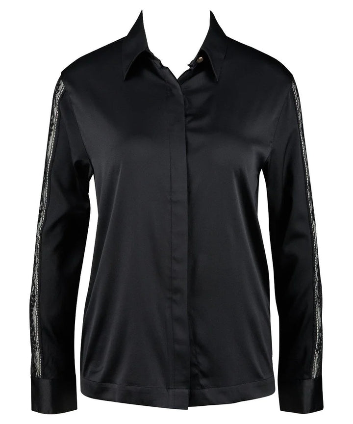Aubade - Midnight Whisper Blouse Noir