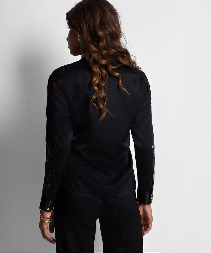 Aubade - Midnight Whisper Blouse Noir