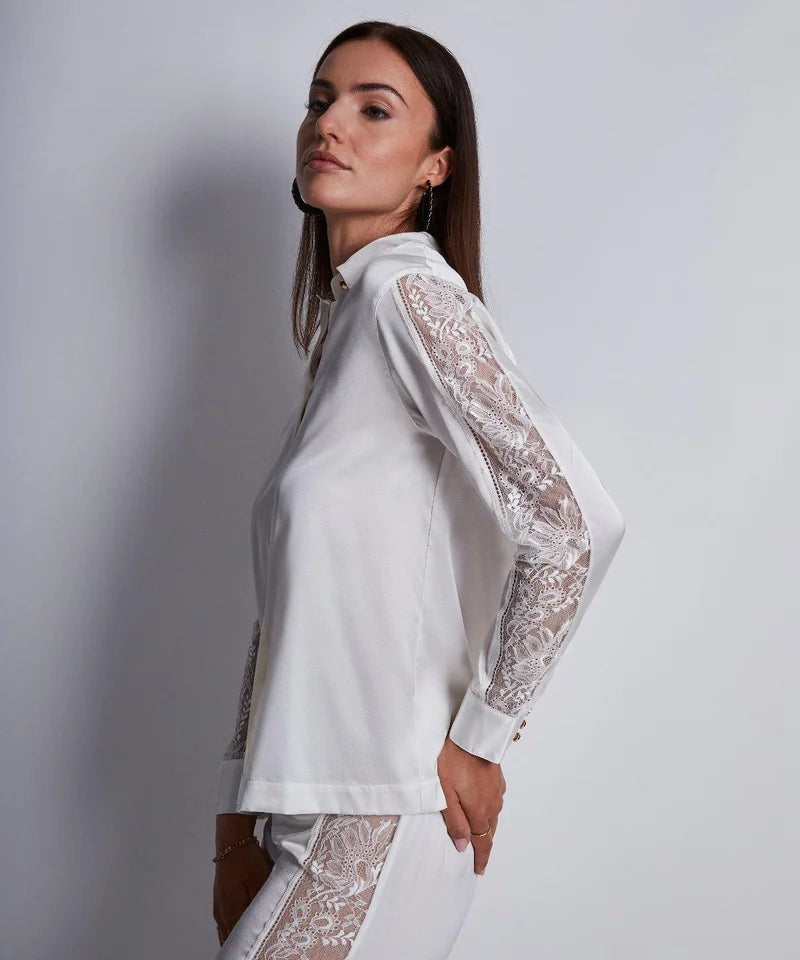 Aubade - Midnight Whisper Blouse Opale