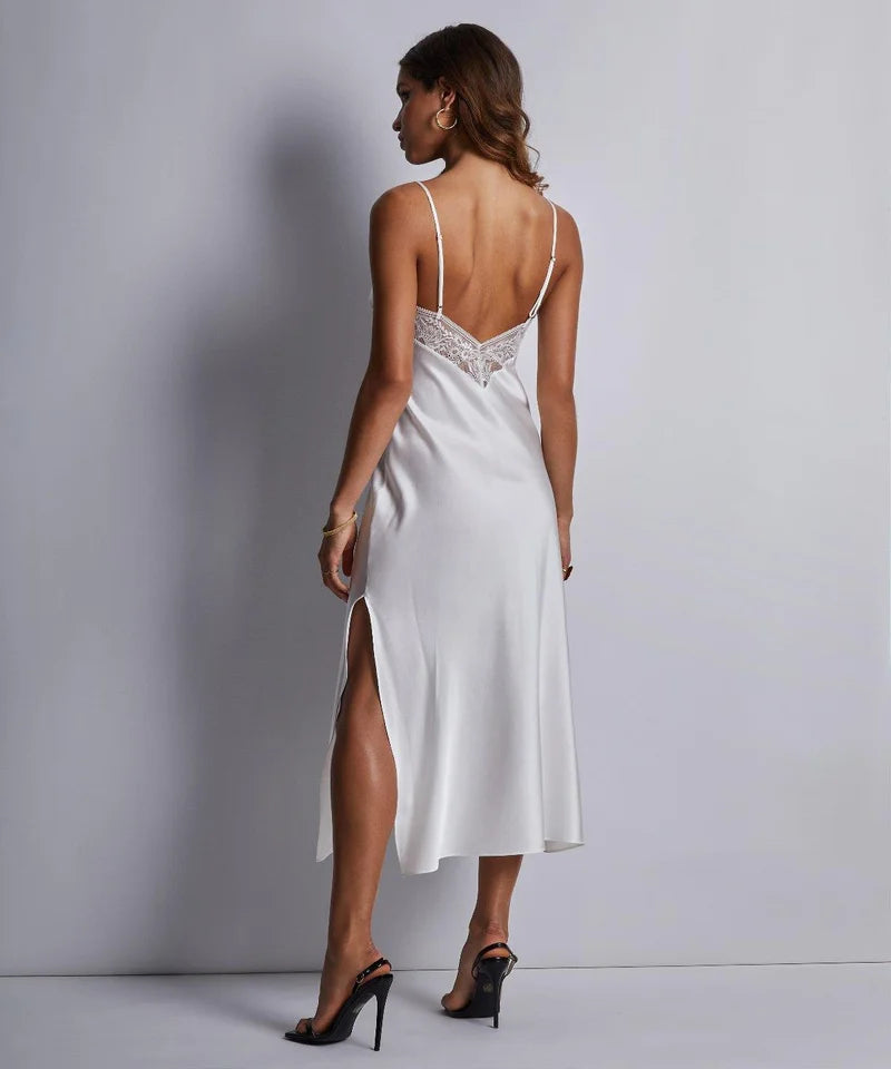 Aubade - Midnight Whisper Long Nightdress Opale
