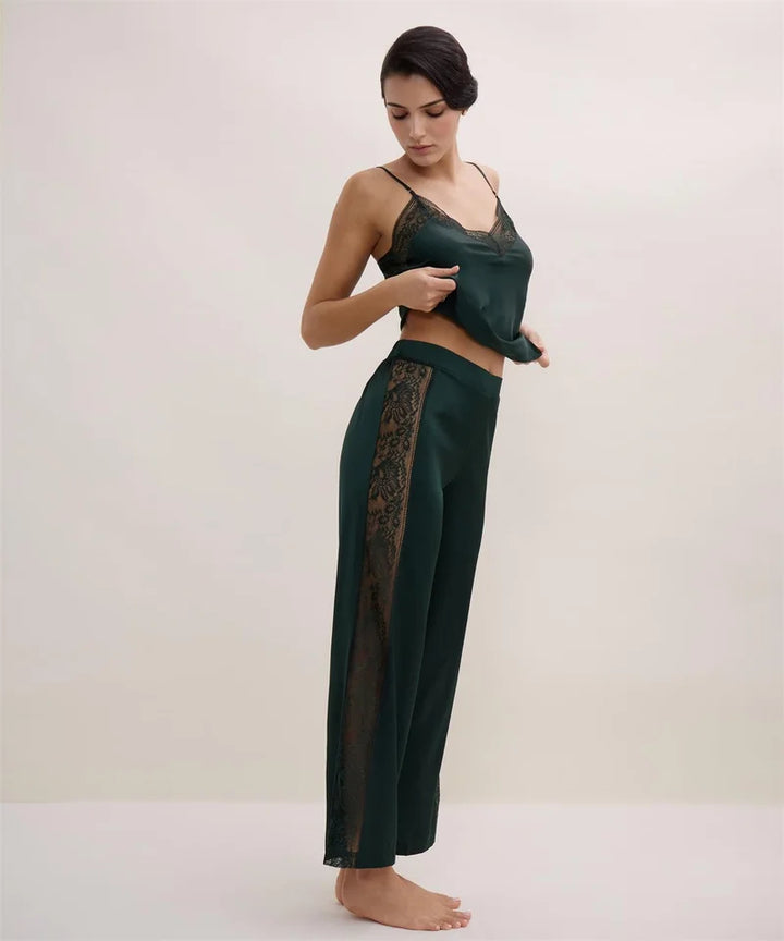 Aubade - Midnight Whisper Trousers Mysterious Green