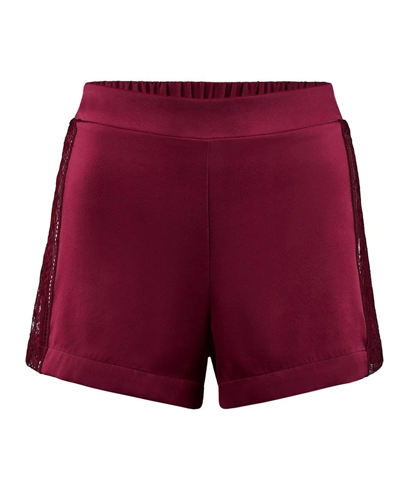 Aubade - Midnight Whisper Shorts Crimson Red