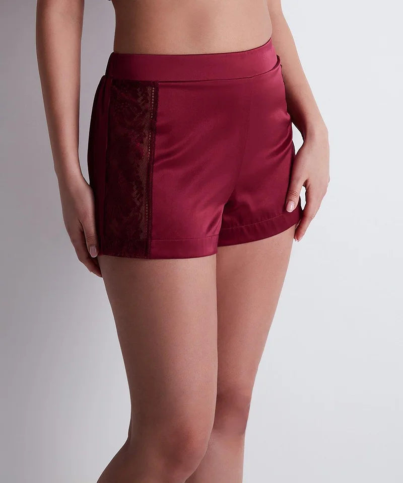 Aubade - Midnight Whisper Shorts Crimson Red