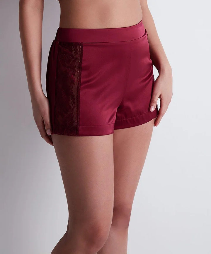 Aubade - Midnight Whisper Shorts Crimson Red