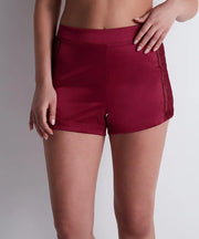 Aubade - Midnight Whisper Shorts Crimson Red