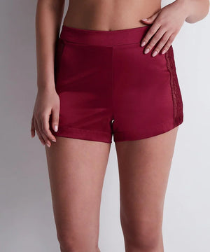 Aubade - Midnight Whisper Shorts Crimson Red