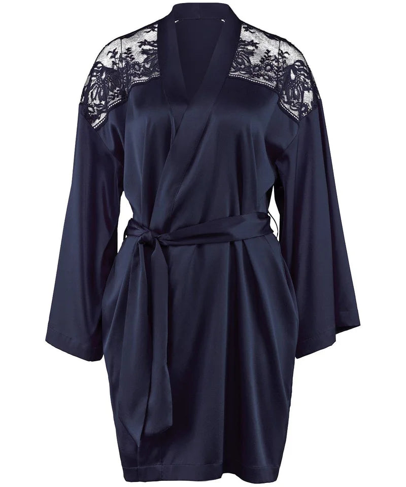 Aubade - Midnight Whisper Kimono Evening Blue