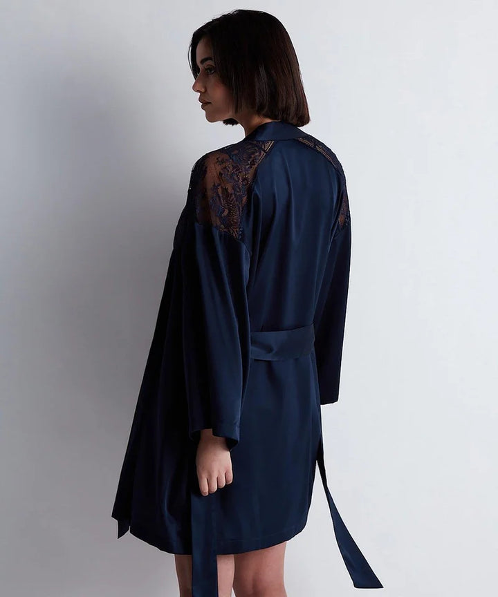 Aubade - Midnight Whisper Kimono Evening Blue