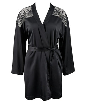 Aubade - Midnight Whisper Kimono Noir