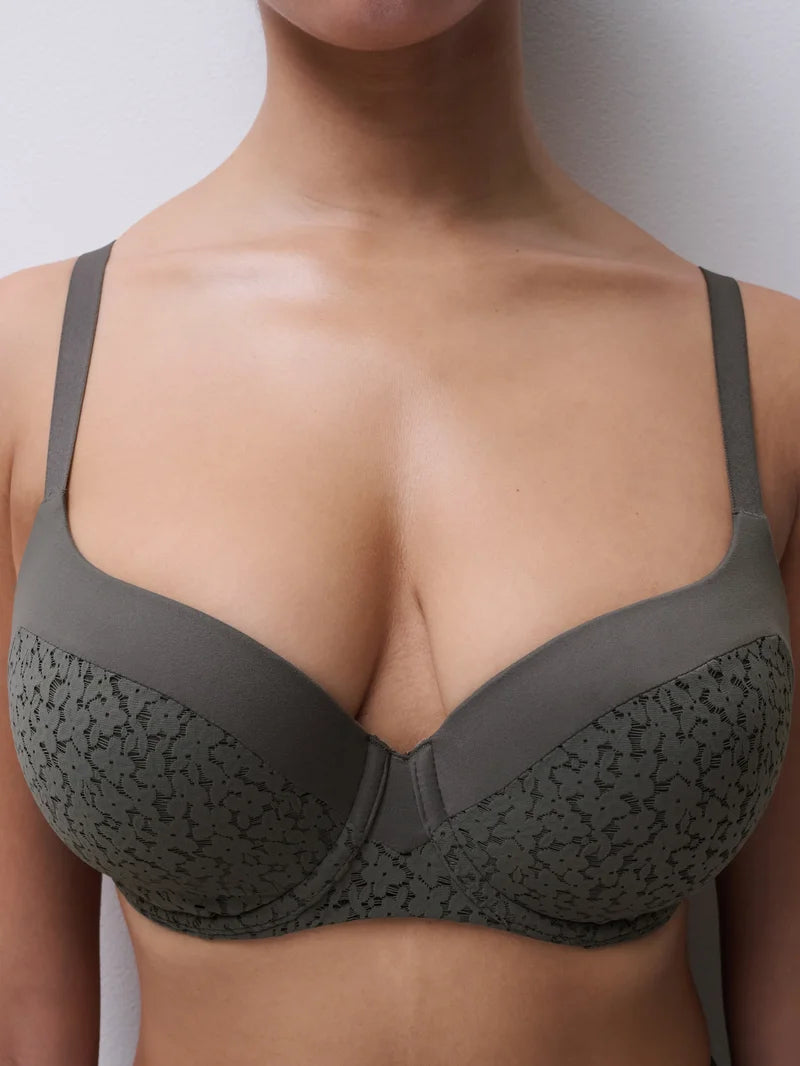 Chantelle EasyFeel - Norah Covering T-Shirt Bra Vert Argile