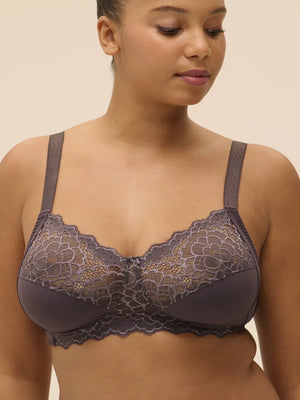 Simone Perele - Caresse Soft Cup Bra Graphite Grey