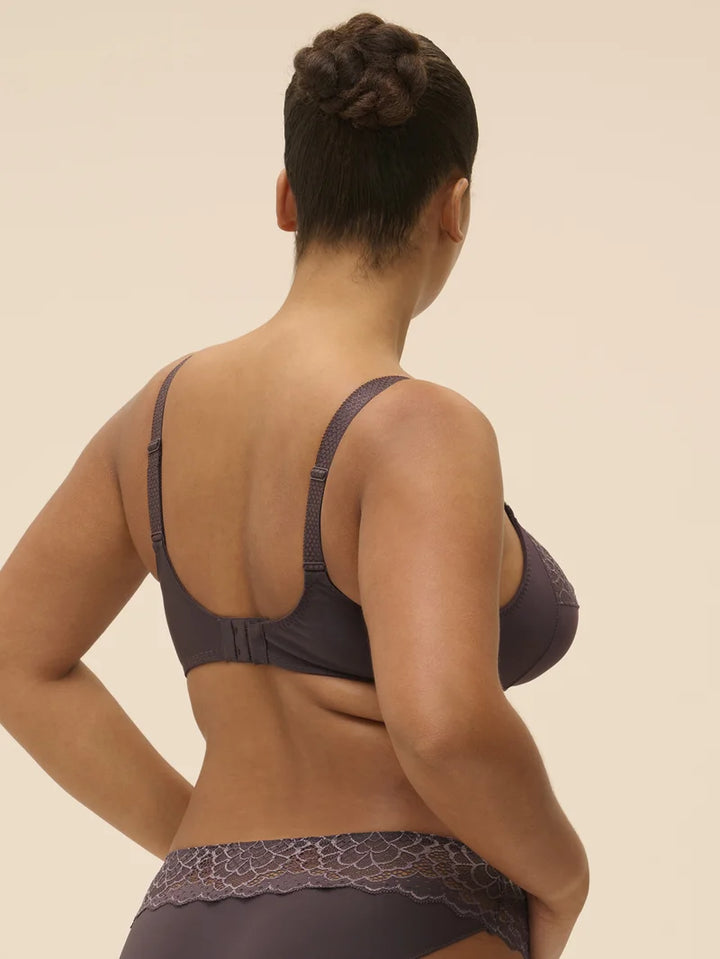 Simone Perele - Caresse Soft Cup Bra Graphite Grey