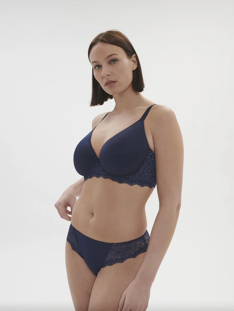 Simone Perele - Caresse 3D Plunge Bra Ink Blue