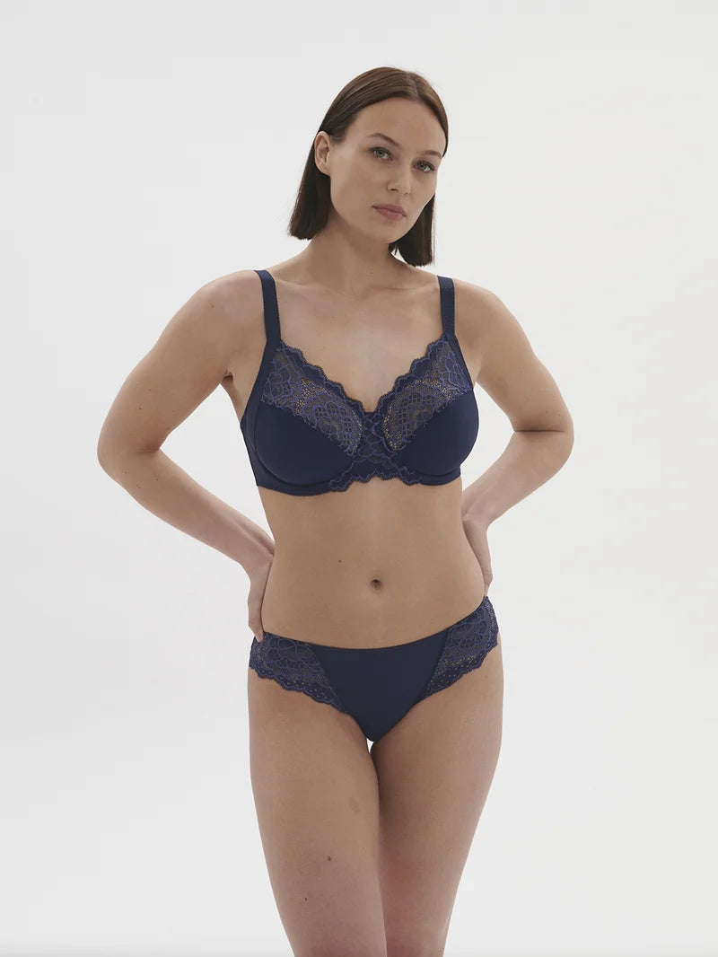 Simone Perele - Caresse Full Cup Bra Ink Blue