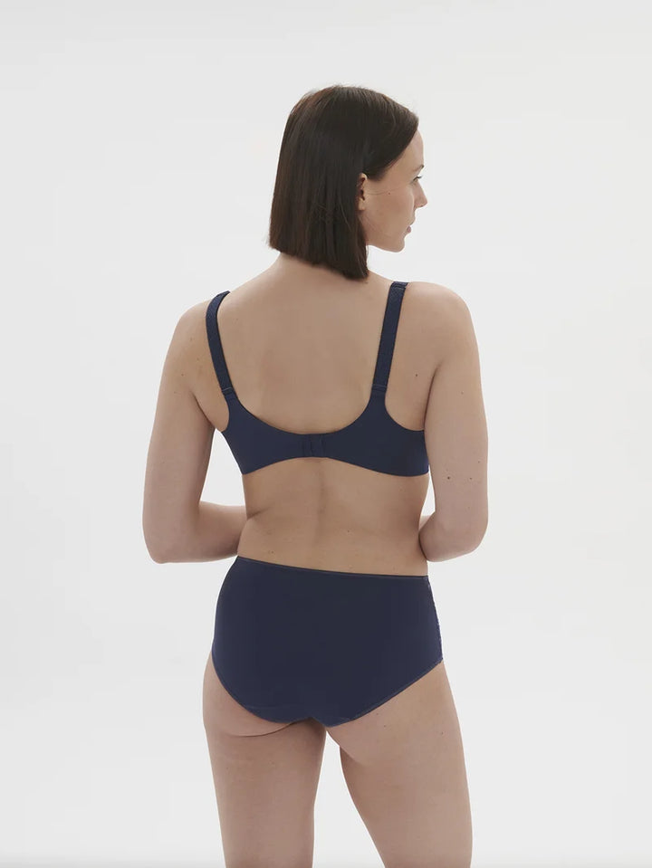 Simone Perele - Caresse High Waist Brief Panty Ink Blue