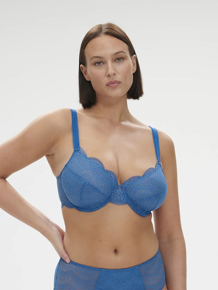 Simone Perele - Karma Underwired Full Cup Bra Myosotis Blue