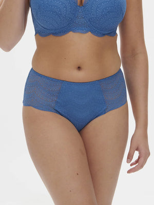 Simone Perele - Karma High Waist Brief Panty Myosotis Blue