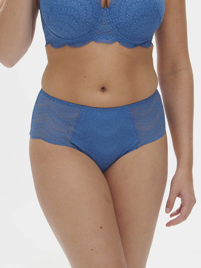 Simone Perele - Karma High Waist Brief Panty Myosotis Blue