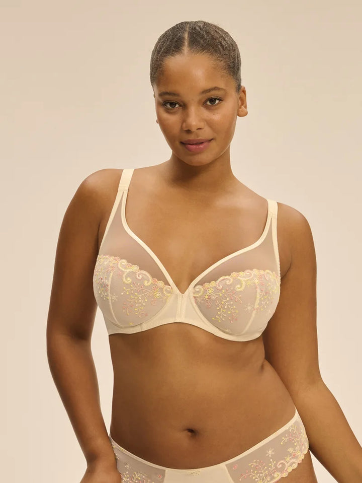 Simone Perele - Delice Sheer Plunge Bra Pampa