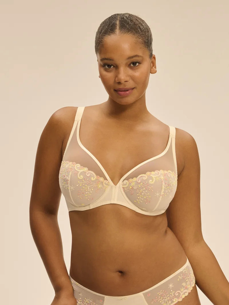 Simone Perele - Delice Sheer Plunge Bra Pampa