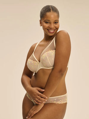 Simone Perele - Delice Sheer Plunge Bra Pampa