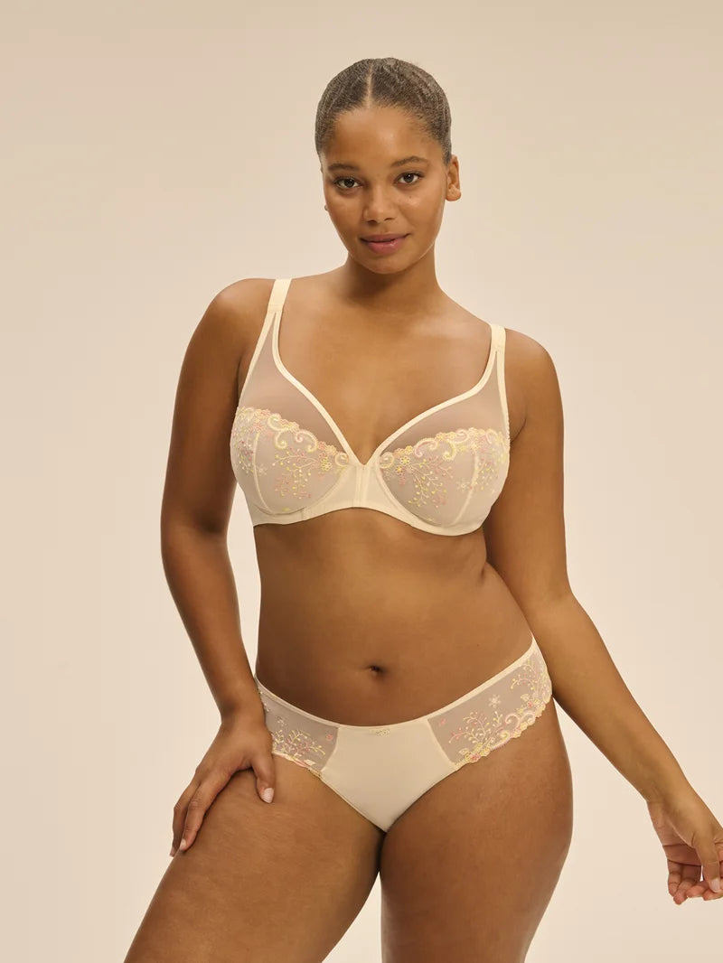 Simone Perele - Delice Sheer Plunge Bra Pampa