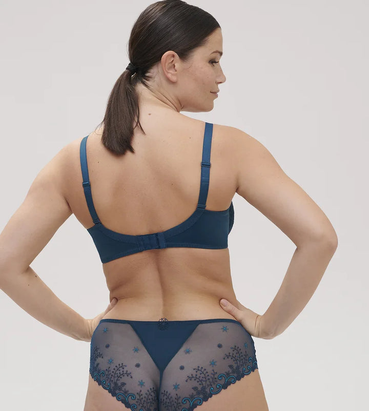 Simone Perele - Delice Sheer Plunge Bra Prestige Blue