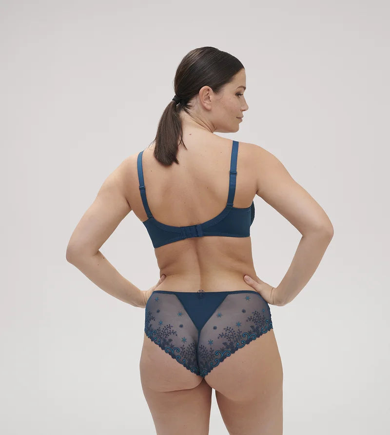 Simone Perele - Delice Sheer Plunge Bra Prestige Blue