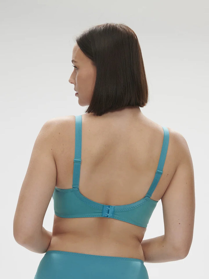 Simone Perele - Delice Sheer Plunge Bra Atoll Blue