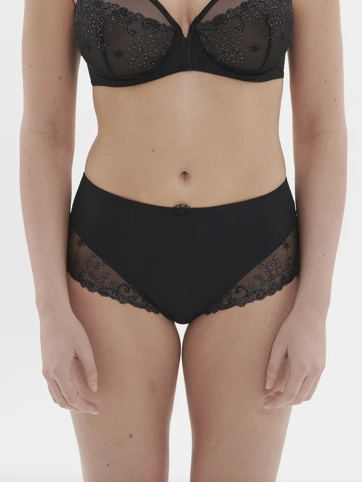 Simone Perele - Delice High Waist Brief Panty Gem Black