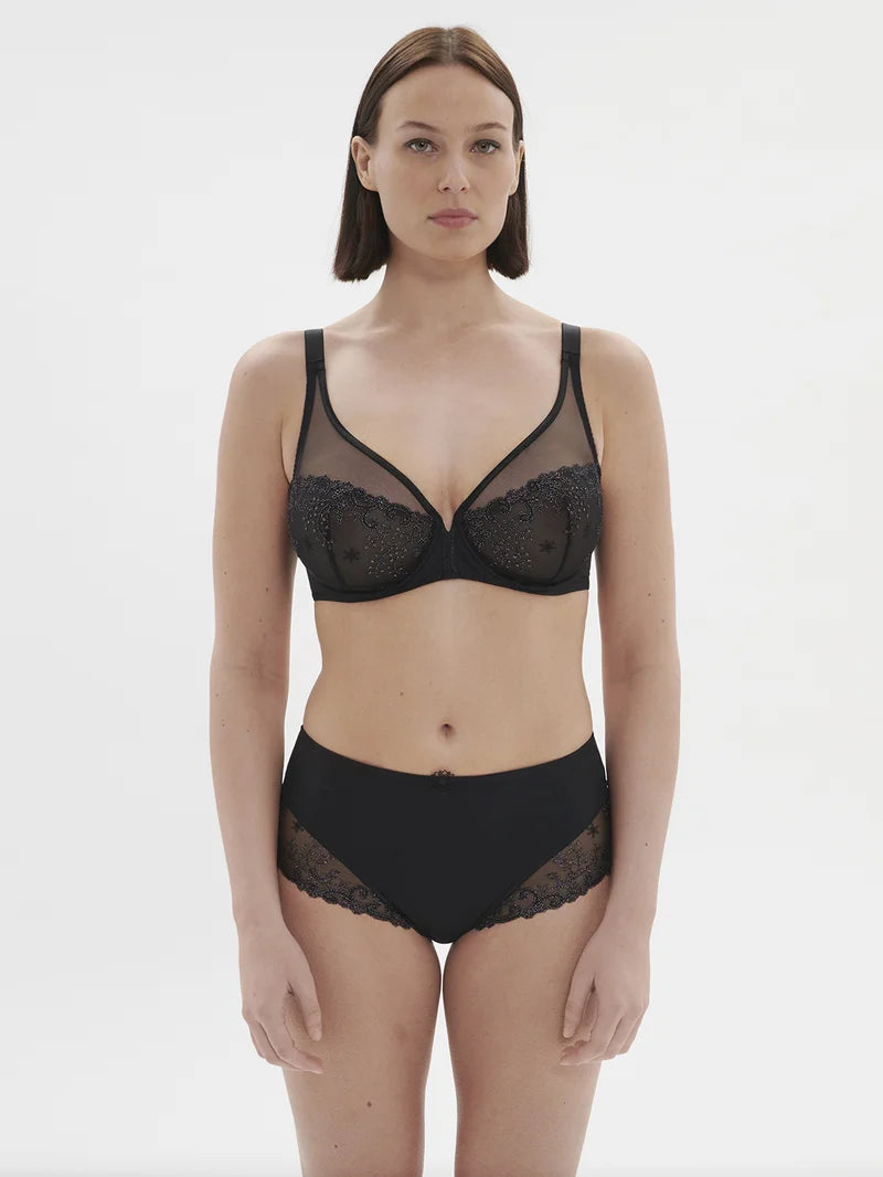 Simone Perele - Delice High Waist Brief Panty Gem Black
