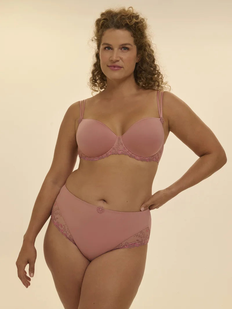 Simone Perele - Delice High Waist Brief Panty Smokey Pink