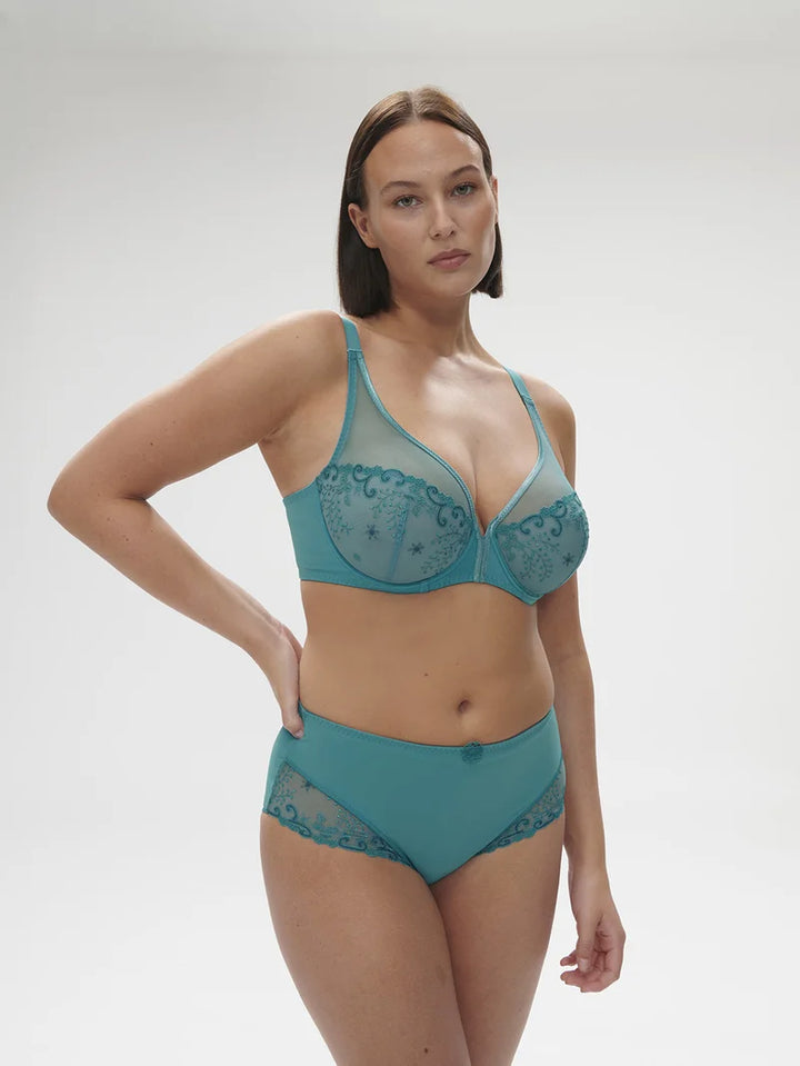 Simone Perele - Delice High Waist Brief Panty Atoll Blue