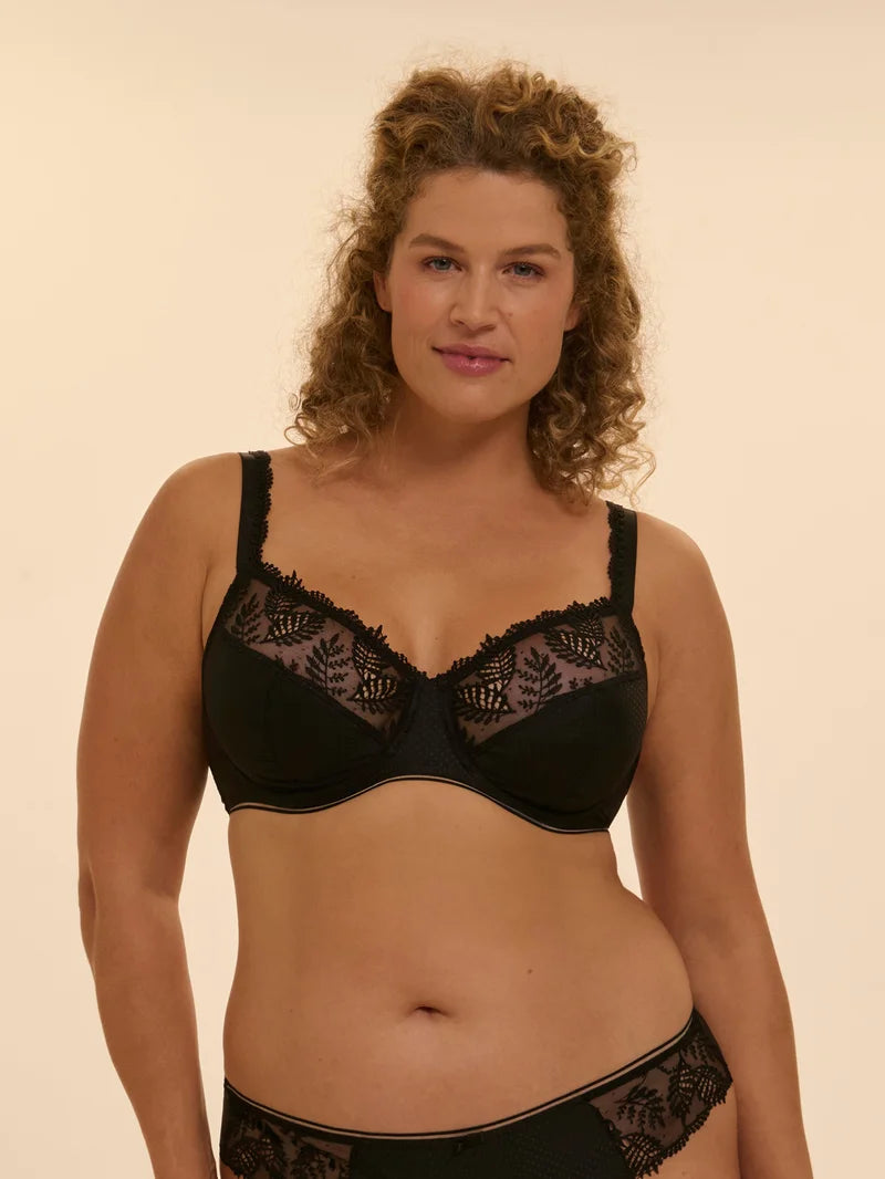 Simone Perele - Bloom Full Cup Bra Black