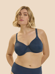 Simone Perele - Andora Rigid Molded Minimizer Bra Petrol Blue