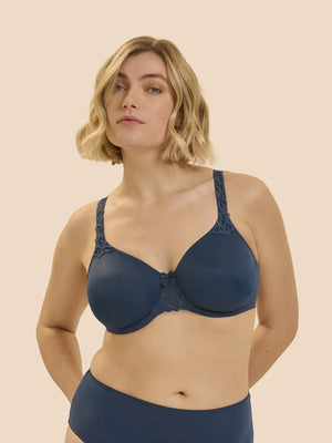 Simone Perele - Andora Rigid Molded Minimizer Bra Petrol Blue