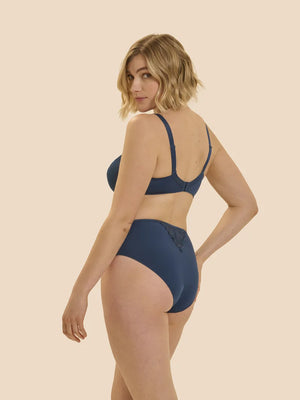 Simone Perele - Andora Rigid Molded Minimizer Bra Petrol Blue