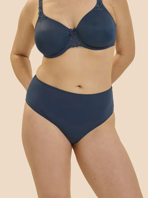 Simone Perele - Andora High Waist Brief Panty Petrol Blue