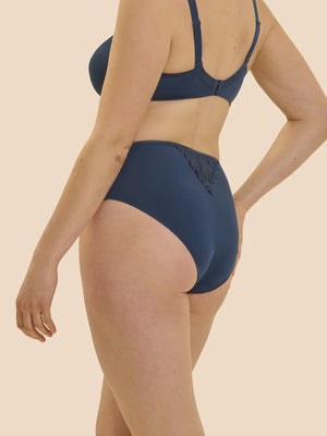 Simone Perele - Andora High Waist Brief Panty Petrol Blue